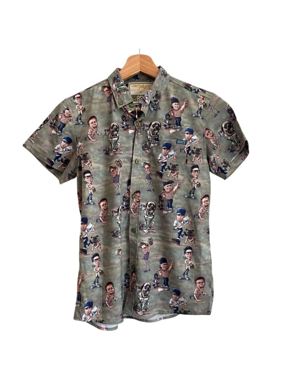 RSVLTS The Sandlot Youth Shirt Size Medium KUNUFLEX NWT Baseball Movie